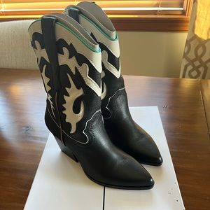 Dolce Vita Landen Black Leather Boots